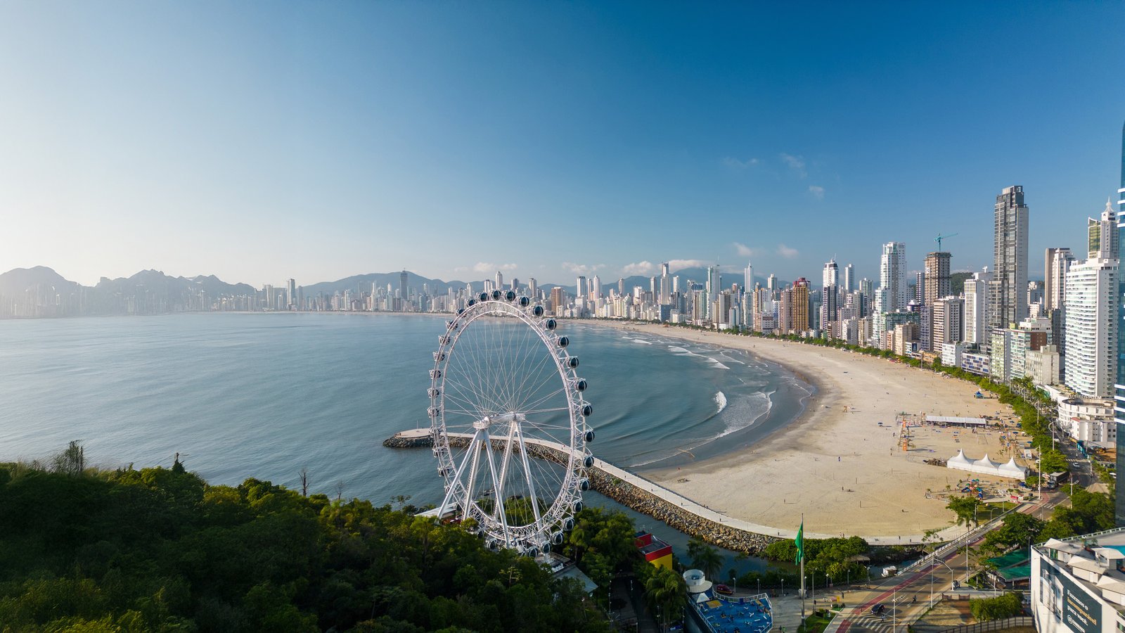 Vista aérea de Balneário Camboriú